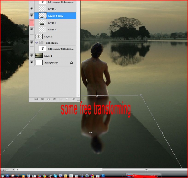 Creation of Sunrise Bather: Step 5